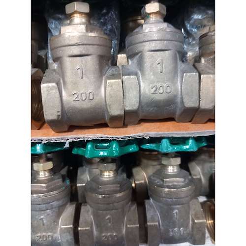 شیر فلکه کشویی دنده ای برنجی  SANWA
